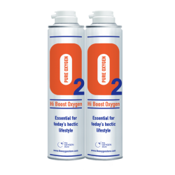 2 X O2 10 Litre Replacement Oxygen Cans 