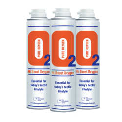 3 X O2 10 Litre Replacement Oxygen Cans 